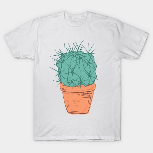 Large Cactus T-Shirt by SWON Design